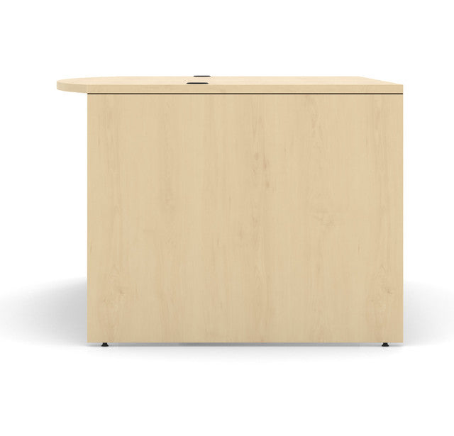 OS Laminate 66"W Bow Front Desk Shell | OS187