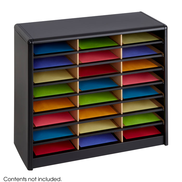 Value Sorter® Literature Organizer, 24 Compartment | 7111BL
