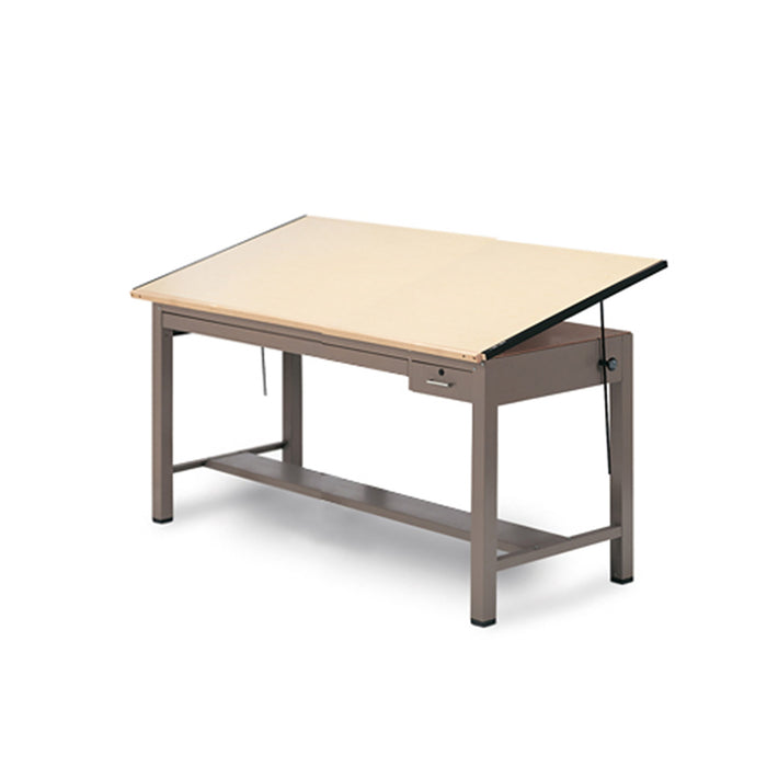 Ranger Steel 4-Post Table 60” W x 37.5” D with Tool Drawer and Shallow Drawer | 7736B