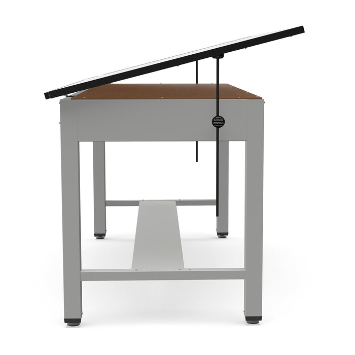 Ranger Steel 4-Post Table 84” W x 43.5” D with Tool Drawer and Shallow Drawer | 7739B