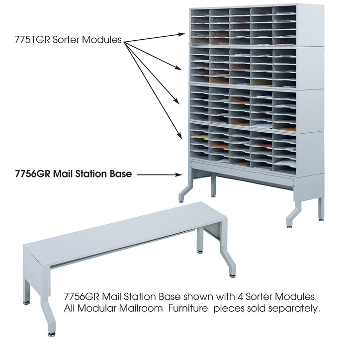 E-Z Sort® Satellite Mail Station Base | 7756