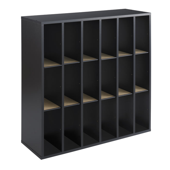 Wood 18-Compartment Mail Sorter | 7765BL