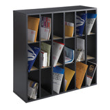 Wood 18-Compartment Mail Sorter | 7765BL