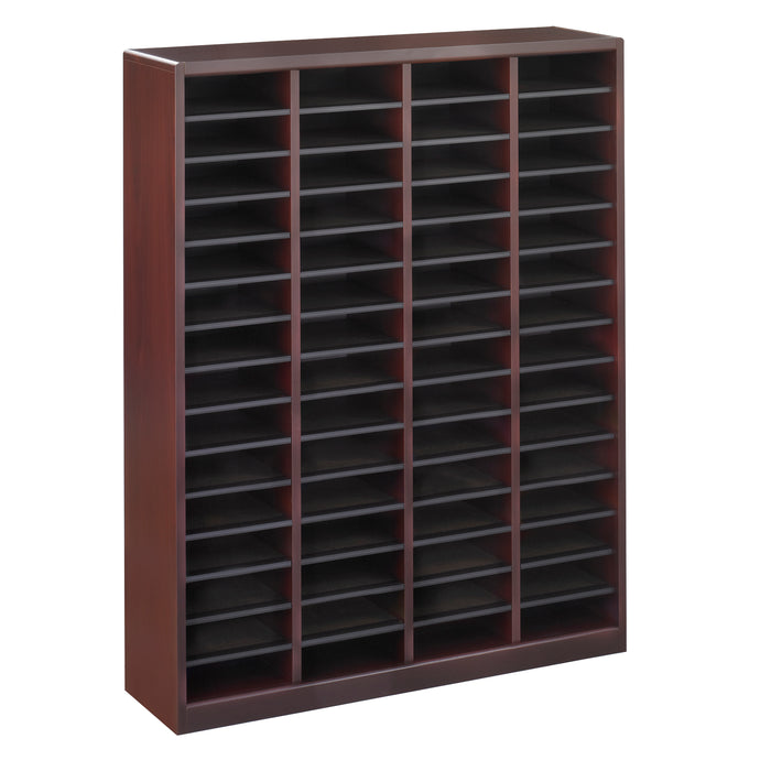 E-Z Stor® Wood Literature Organizer, 60 Compartments | 9331MH