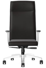 Allseating Mid or High Back Zip Chair in Genuine Leather | 94040