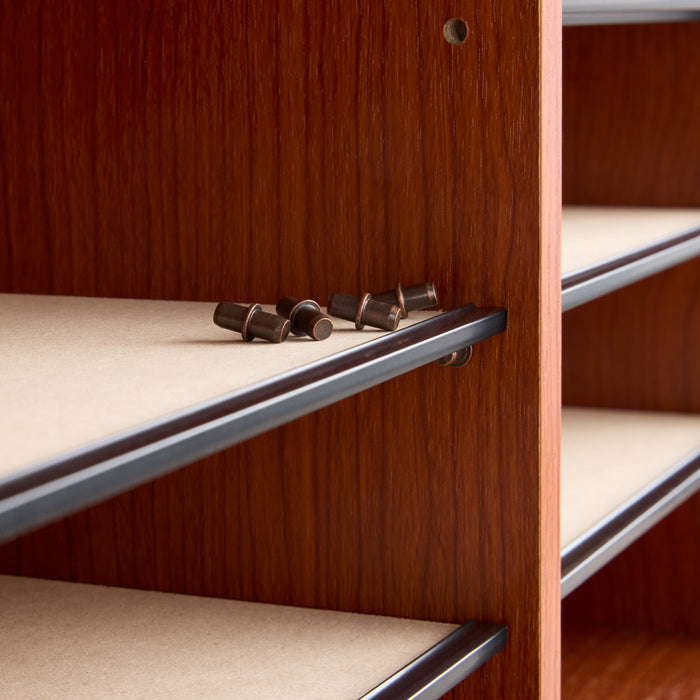 Wood Adjustable Literature Organizer - 12 Compartment | 9420