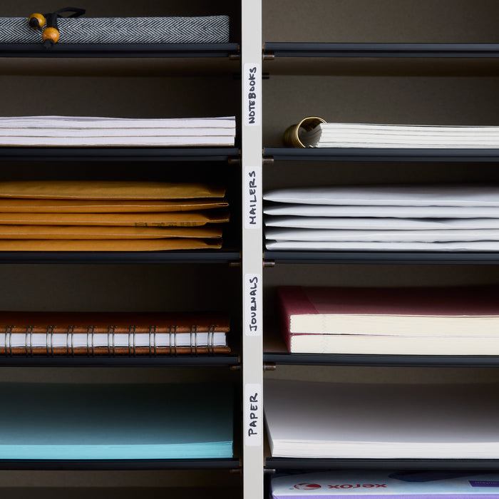 Wood Adjustable Literature Organizer - 12 Compartment | 9420