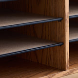 Wood Adjustable Literature Organizer - 12 Compartment | 9420