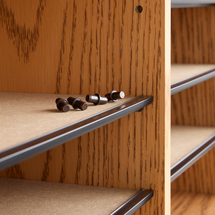Wood Adjustable Literature Organizer - 12 Compartment | 9420