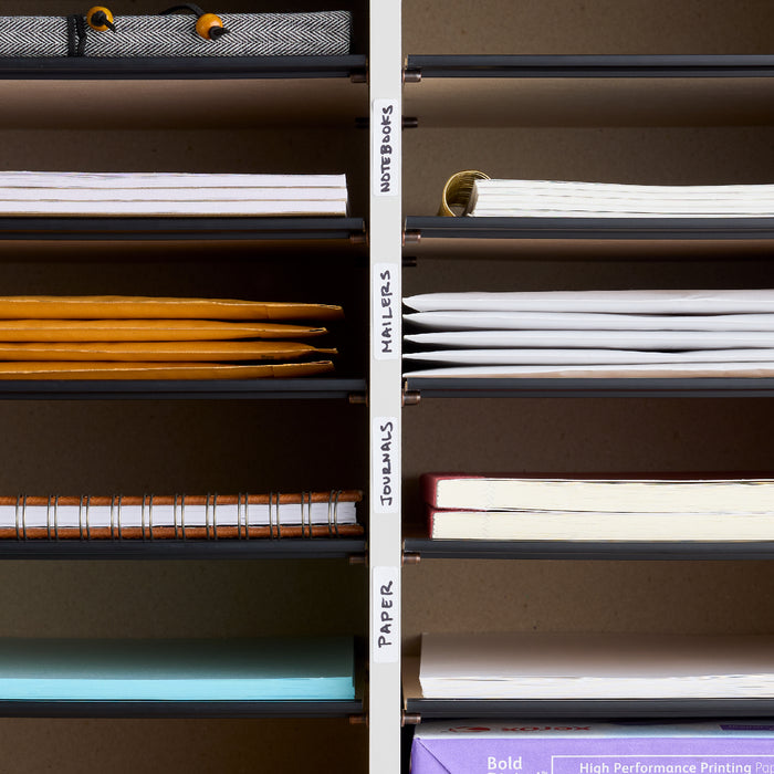 Wood Adjustable Literature Organizer, 16 Compartment | 9422