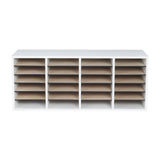 Wood Adjustable Literature Organizer, 24 Compartment | 9423
