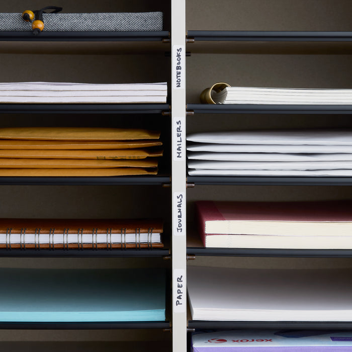 Wood Adjustable Literature Organizer, 36 Compartment | 9424