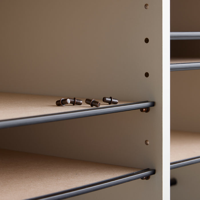 Wood Adjustable Literature Organizer, 36 Compartment | 9424
