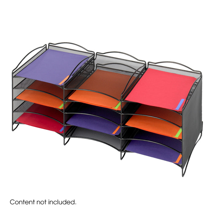 Onyx™ 12 Compartment Mesh Literature Organizer | 9430BL