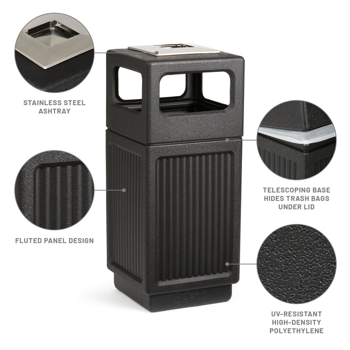 Canmeleon™ Recessed Panel, Ash Urn, Side Open, 15 Gallon | 9474BL