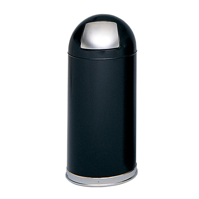 Push Door Dome Top Receptacles | 9636BL