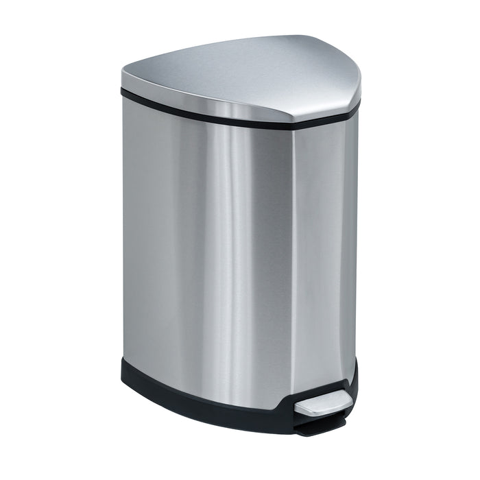 Stainless Step-On 4 Gallon Receptacle | 9685SS