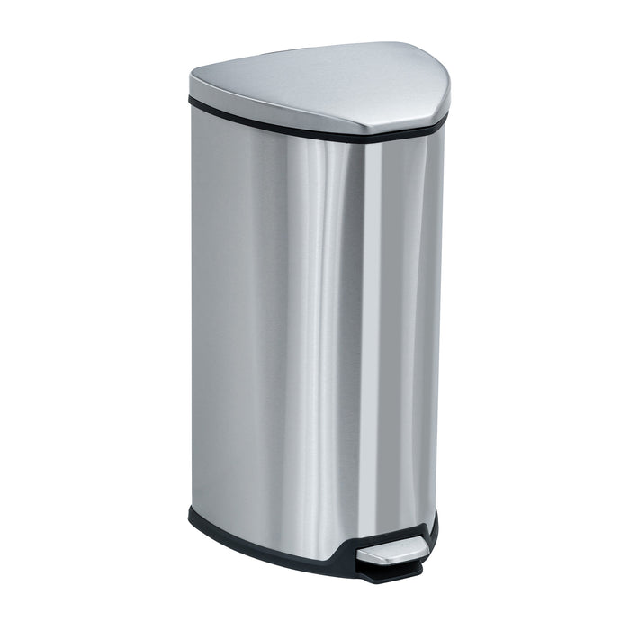 Stainless Step-On 7 Gallon Receptacle | 9686SS