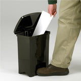 Plastic Step-On Receptacle, 4-Gallon | 9710BL