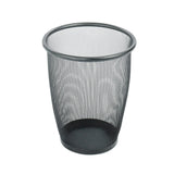 Onyx™ Mesh Round Wastebasket (Qty. 3) | 9717BL