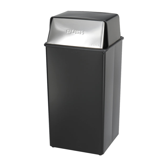 Reflections By Safco® Push Top Receptacle, 36-Gallon | 9895