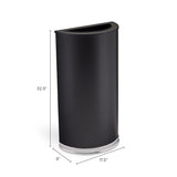 Half Round Receptacle | 9940BL
