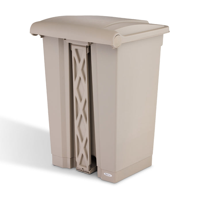 Plastic Step-On Receptacle, 12 Gallon | 9925