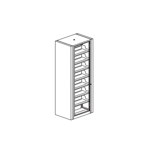 ARC Rotary™ - 8-Tier, Letter Starter, 37" W x 94" H | ARC24938S