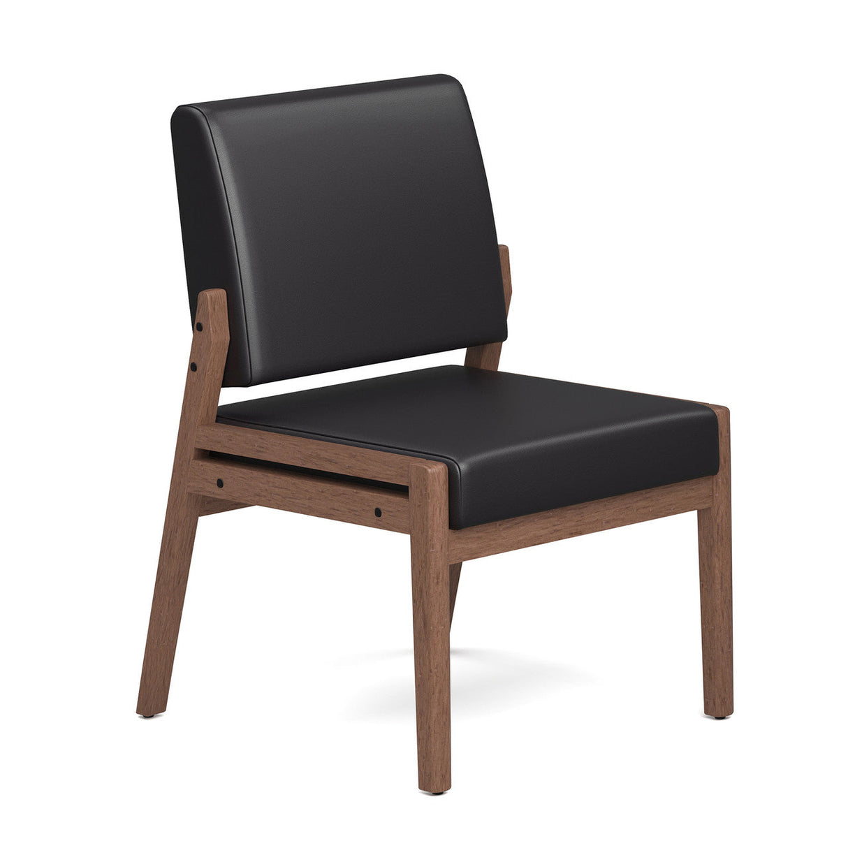 Aiden Single Seat Guest Chair with Half Arm | OSGS4016