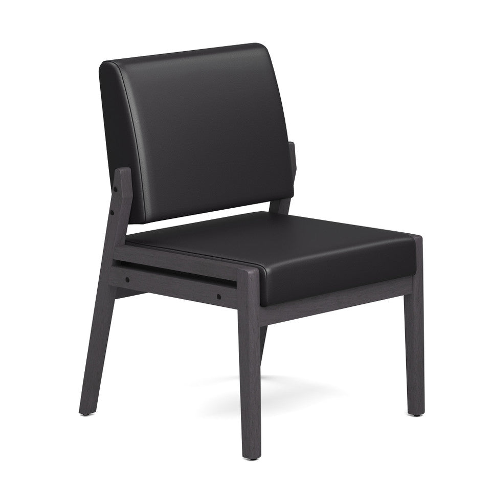 Aiden Single Seat Guest Chair with Half Arm | OSGS4016