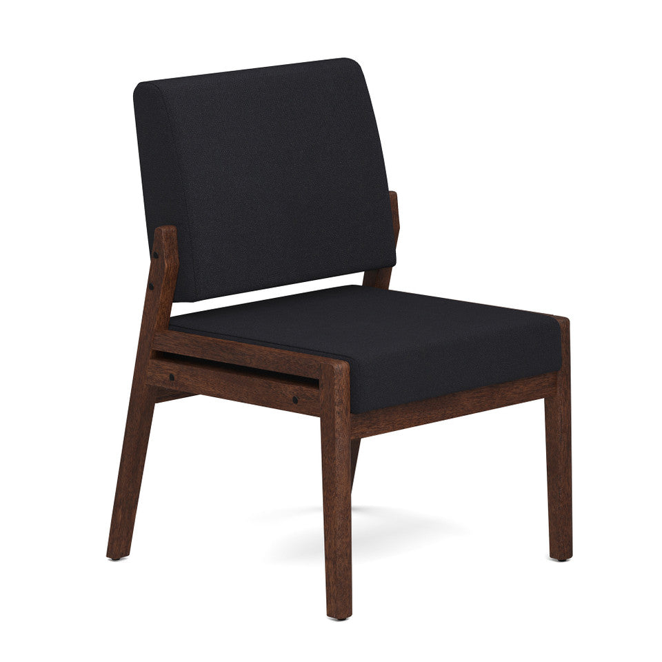 Aiden Single Seat Guest Chair with Half Arm | OSGS4016