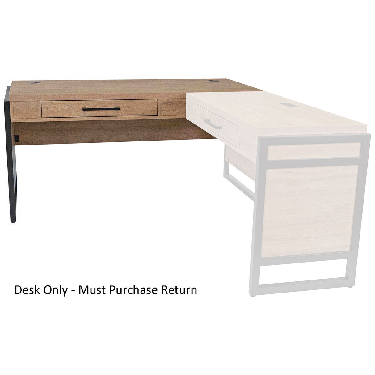 Artisan L Shape Desk - Desk Only | MNM386R