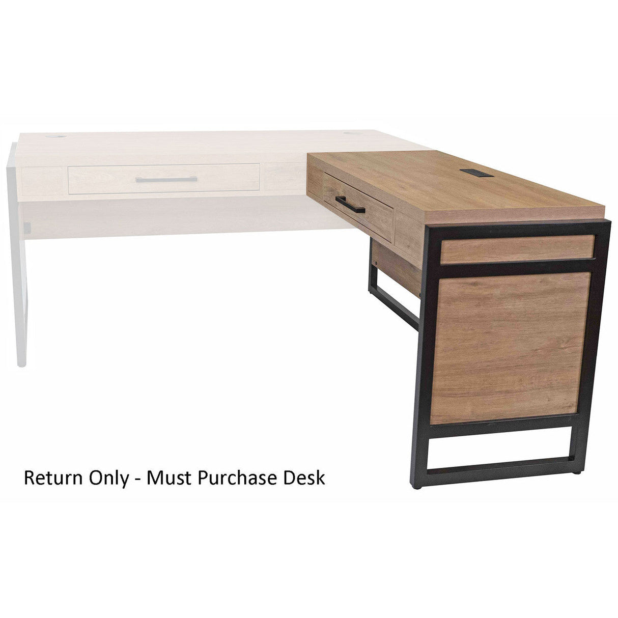 Artisan L Shape Desk - Return Only | MNC386RR