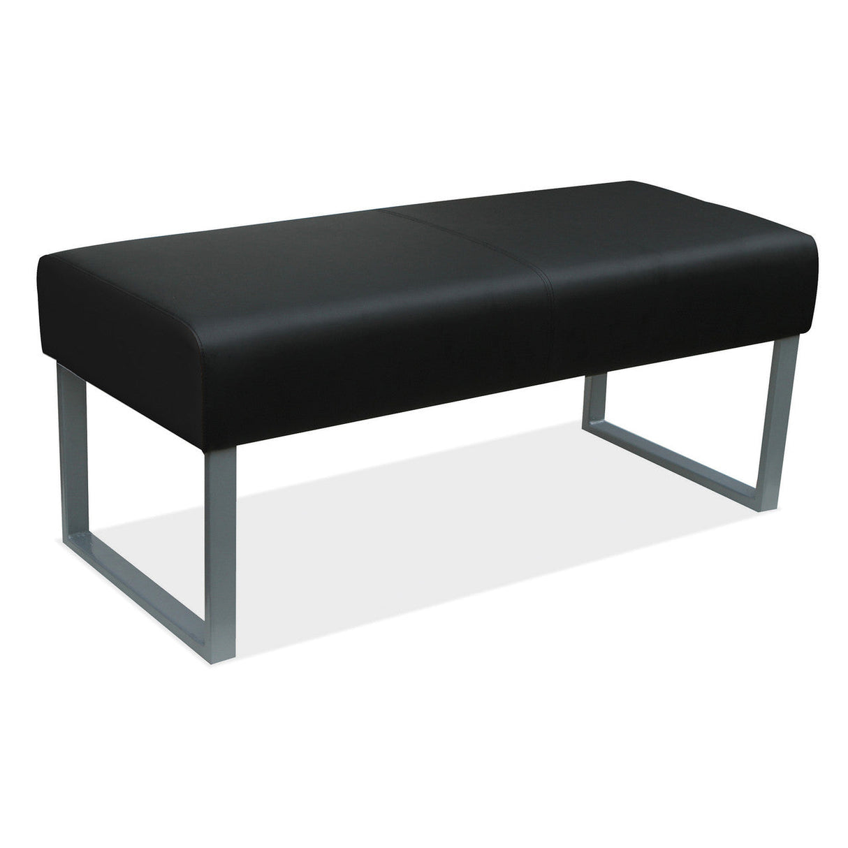Big & Tall Bench with Silver Frame | 11490VBK
