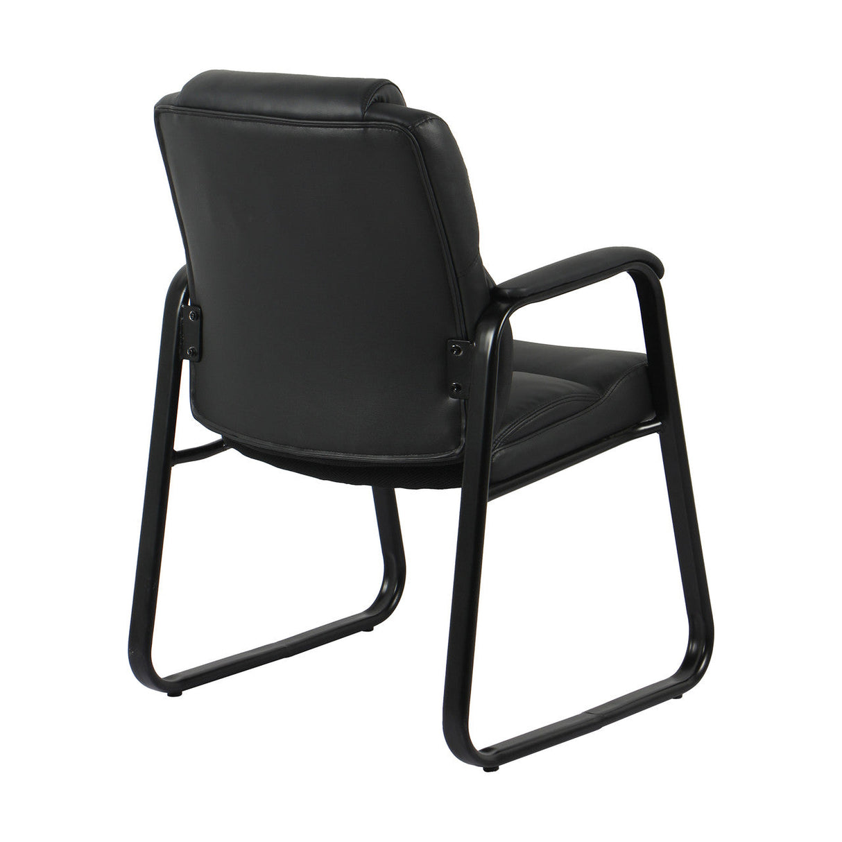 Brady Executive Guest Chair with Sled Base | OSGS4028PBK