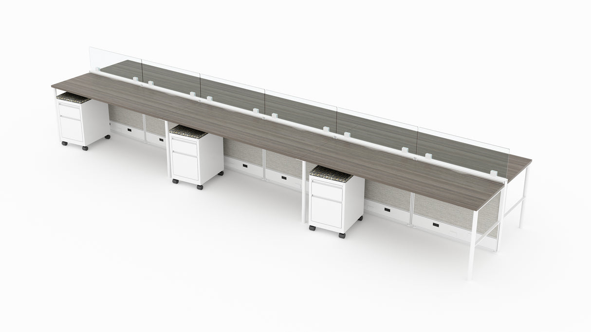 Compile 6 Person 30" H 2'x6' System Typical | CM501