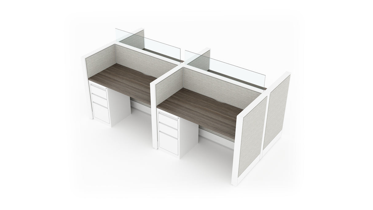 Compile 6 Person 42" H 2'x4' System Typical | CM521