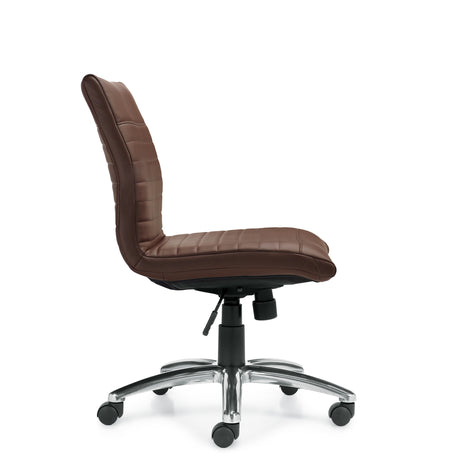 Low Back Luxhide Tilter - Armless | OTG11735