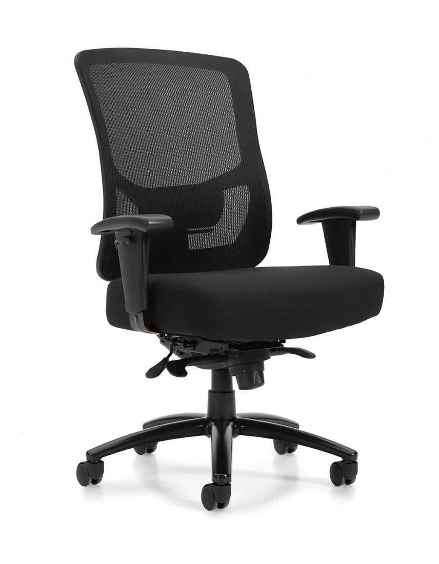 Mesh Back Heavy Duty Synchro-Tilter | OTG10703B