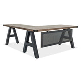 Epitome Industrial Return with Metal Corners - 41"W | IDR4224DB