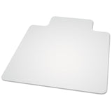 Everlife Clear Chair Mat for Low Pile Carpet, 36" x 48" with Lip | LP3648NC