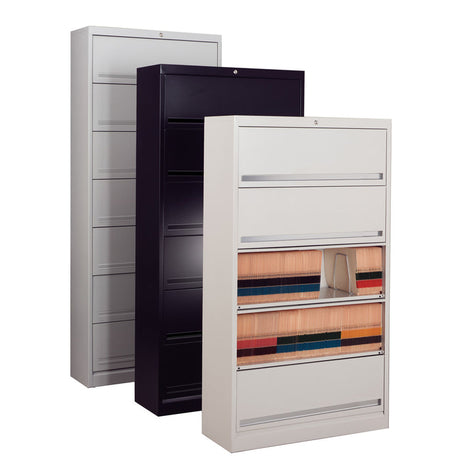 Flip 'N File™ 5 Tier, W/ Doors, 36" W x 63" H | FFD5