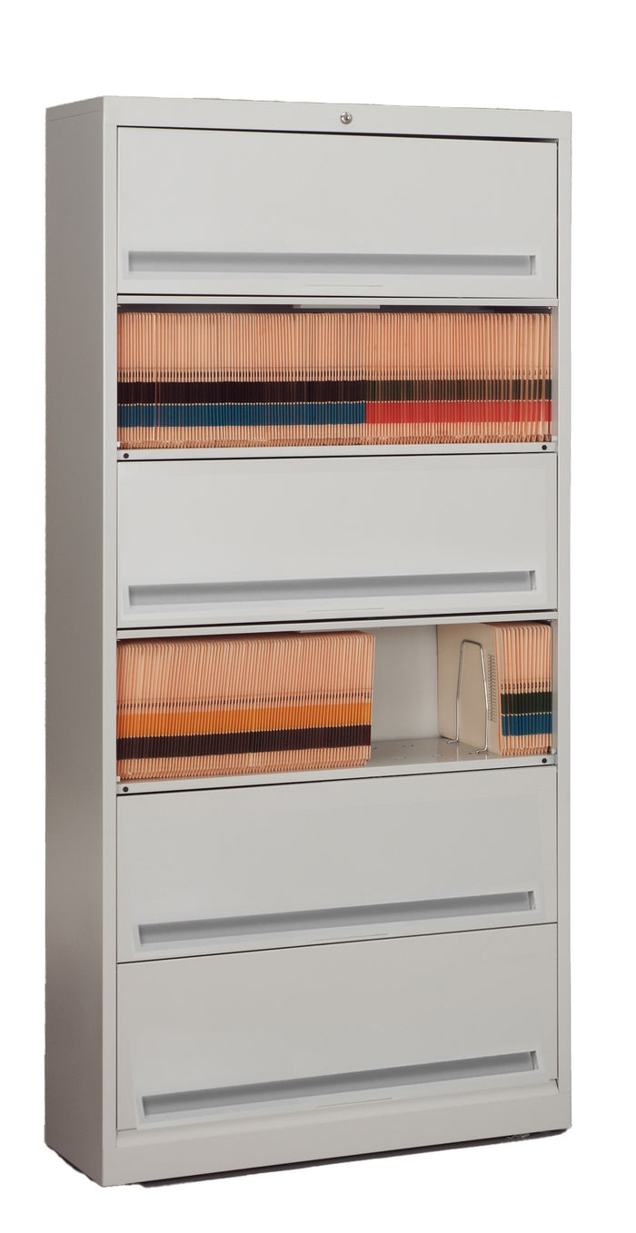 Flip 'N File™ 6 Tier, W/ Doors, 36" W x 75" H | FFD6