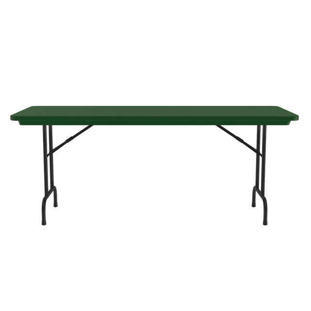 Colorful Blow Mold Fixed Height Folding Table - 60" x 30" | R3060