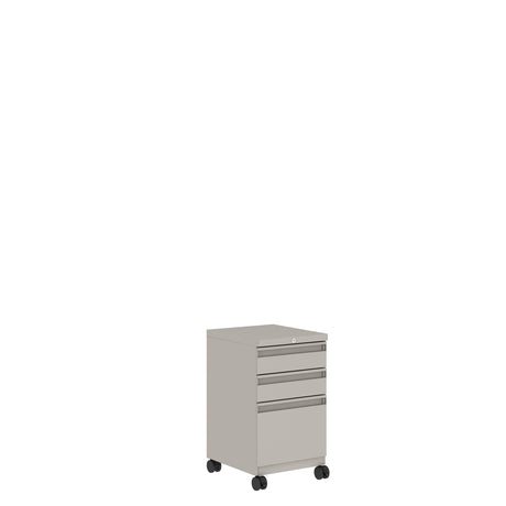 Prime™ 26.5"H Mobile Pedestal Cabinet, 15"W x 18"D - Box/Box/File | GUPWSSF18P