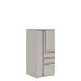 Prime™ 53.6"H Personal Tower, Wardrobe - Left, Box/Box/File - Right | GUSLF4H24BCPL