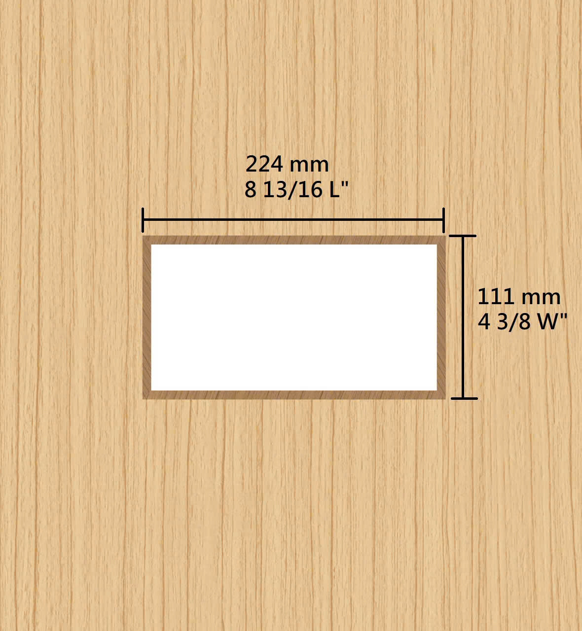 OfficeSource Pop-up Power Insert with 8' Power Cord | OSTBPOWERSUB