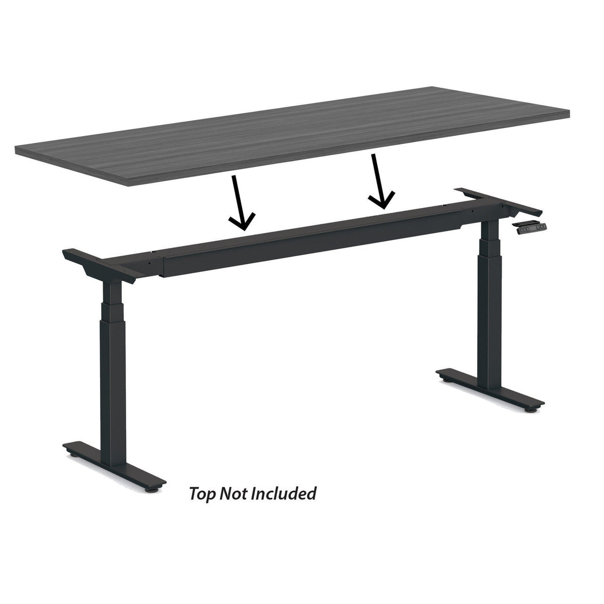 Table Basing 3-Stage, Deluxe Electric, Height Adjustable Table Base – 24”D ...