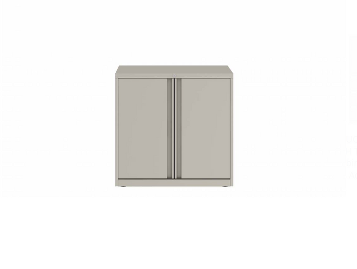 Prime™ 28"H Two High Storage Cabinet, 36"W x 18"D - One Fixed Shelf, One Adjustable Shelf | GUSC21G1836P