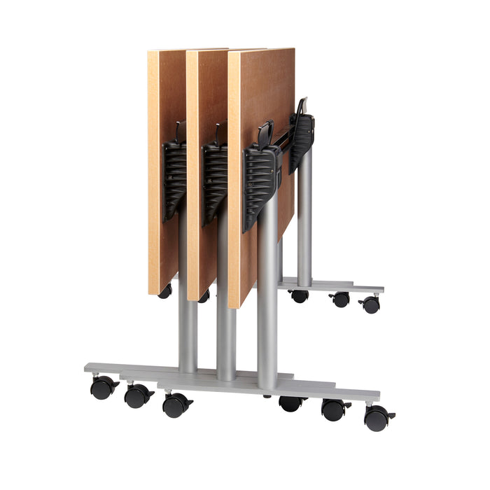 Jurni Flip Table with Casters | JN7224NFLPCADSWT